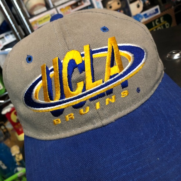 Vtg UCLA Bruins Embroidered Logo Snapback Baseball Cap Hat - Picture 2 of 10